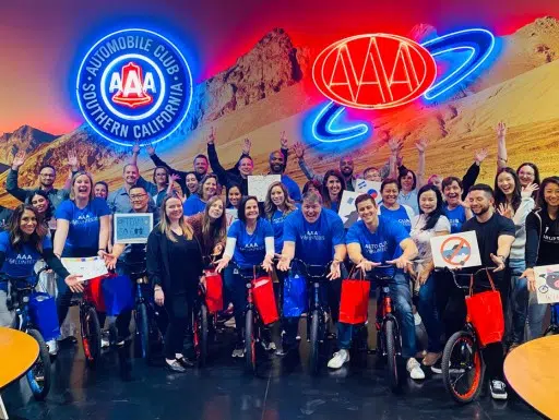 AAA Employees Attend Build-A-Bike® Event Near Los Angles, California