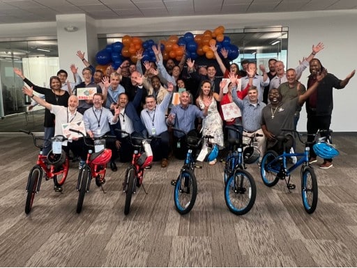 DataBank Holdings Ltd. Build-A-Bike® Event in Dallas, Texas