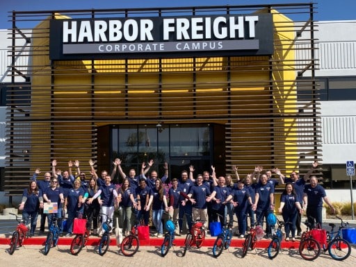 Harbor Freight Tools Build-A-Bike® Event in Los Angeles, CA