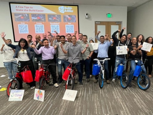 ServiceNow Brings Remote Team Together for Build-A-Bike® Event Near San Jose, CA