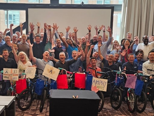 Amphenol Build-A-Bike® Event in Montreal, Quebec