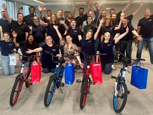 Sammons Industrial Employees Unite for Build-A-Bike® Event in Dallas, TX
