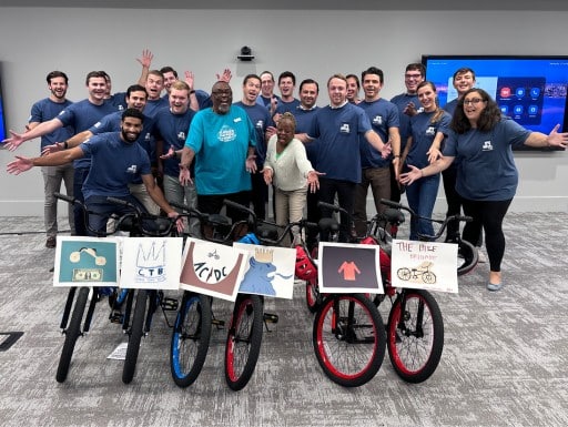 Churchill Asset Management Build-A-Bike® Event in Charlotte, NC