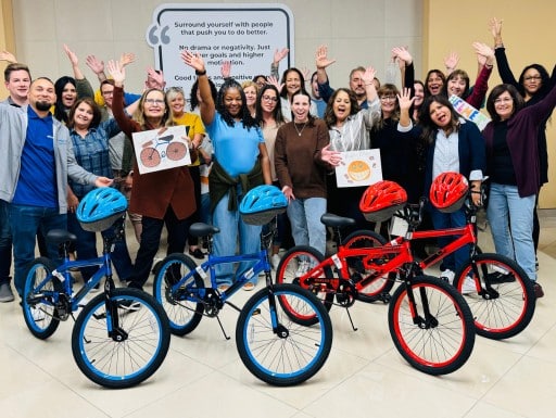 J&J Snack Foods Corp. Build-A-Bike® Event in Mount Laurel, NJ