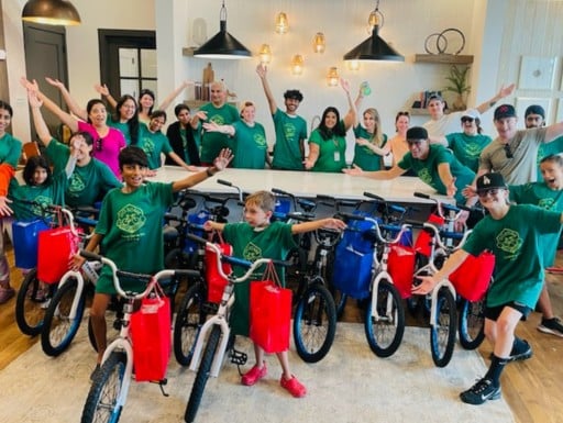 LIV Development Build-A-Bike® Event at Livano Avondale Near Ft Worth, TX