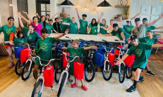LIV Development Build-A-Bike® Event at Livano Avondale Near Ft Worth
