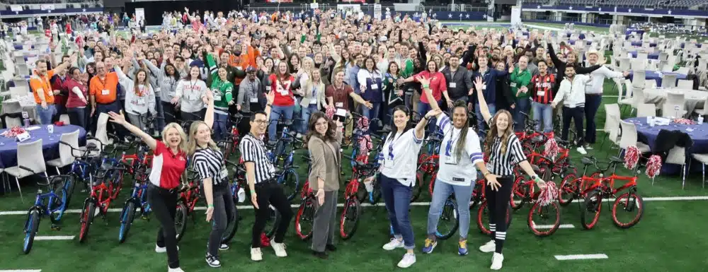 Kimley-Horn Build-A-Bike® Event at AT&T Stadium, Dallas, TX
