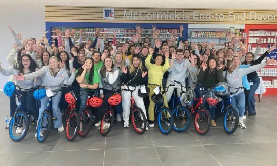McCormick & Company Build-A-Bike® Event Near Baltimore