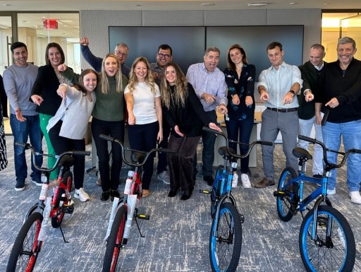 Mintz Build-A-Bike® Event in New York, New York