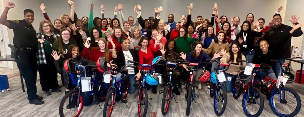 TotalEnergies Communications and HR Teams Build Bikes for Charity in Houston, TX