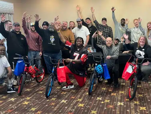 Worthington Steel Charity Bike Building Event Near Detroit, MI