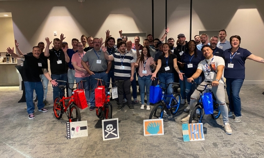 Precision Metalforming Association Build-A-Bike® Event in Tampa