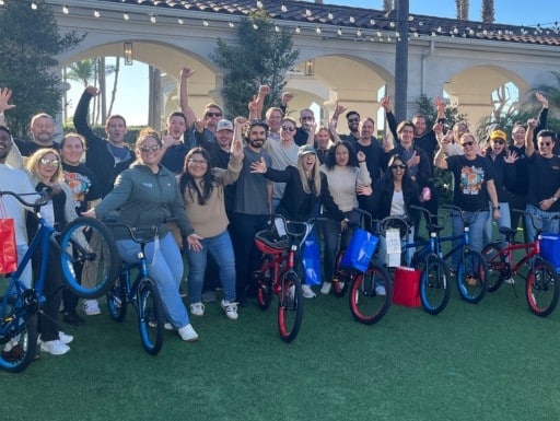 Suja Life Charity Bike Build Event Near San Diego, CA