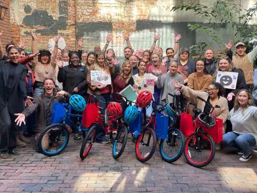 Timely Gathers for Charity Bike Build in New Orleans, LA