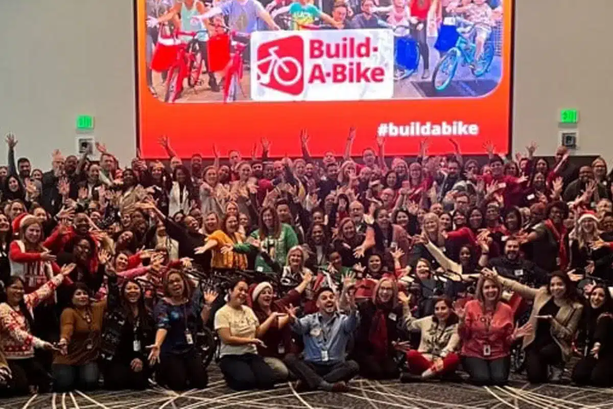 American Airlines Build-A-Bike Event Fort Worth TX