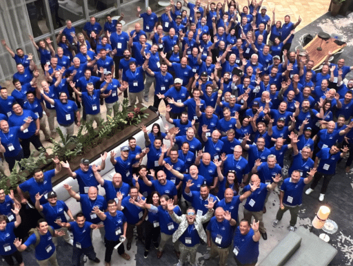 A large group corporate team building is how you really can bring people that would never normally see each other together
