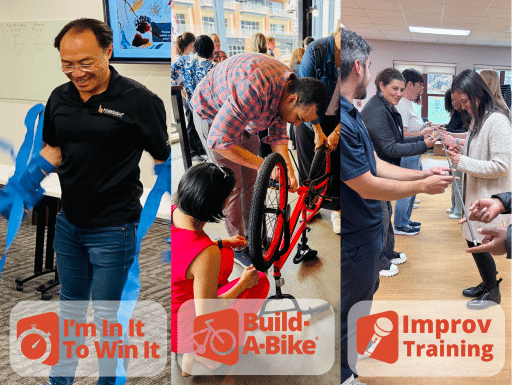 For smaller groups you have the benefit of intimacy in your corporate team building event