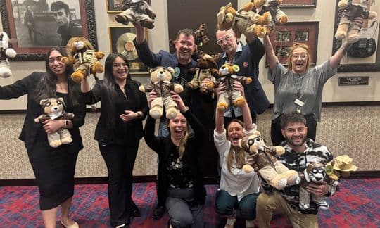 Hard Rock Rescue Bear Team Building Event in Las Vegas, NV