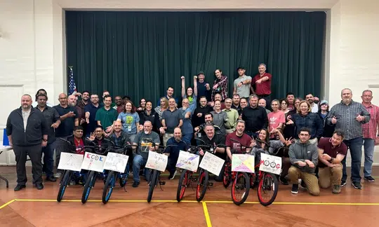 Moog Inc. Build-A-Bike Charity Team Event in New York, NY