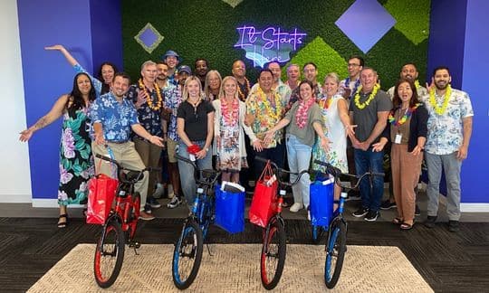 Paysafe Build-A-Bike® Team Building Event in Jacksonville, FL