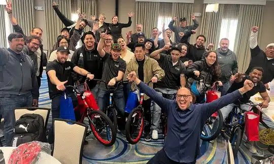 Suja Life Build-A-Bike® Team Charity Event in San Diego, CA