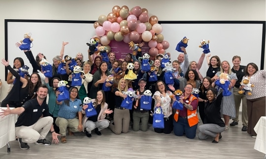 Compass Group Rescue Bear® Team Charity Event in Houston, TX