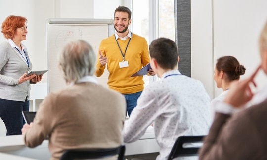 Give the Group a Demonstration and a Chance to Practice in the Classroom