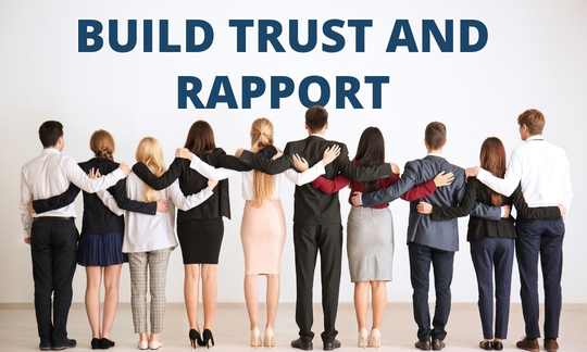 1) Leadership Skills Development Begins with Building Trust and Rapport with Others