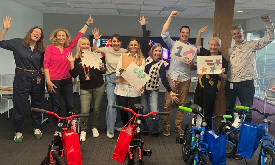 Adobe Build-A-Bike Team Event in San Francisco, CA