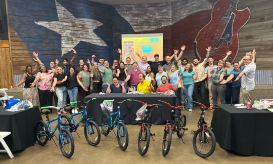CrossVue Build-A-Bike Event in Dallas, TX