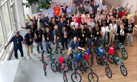 DHL Build-A-Bike® Team Charity Event in Chicago, IL