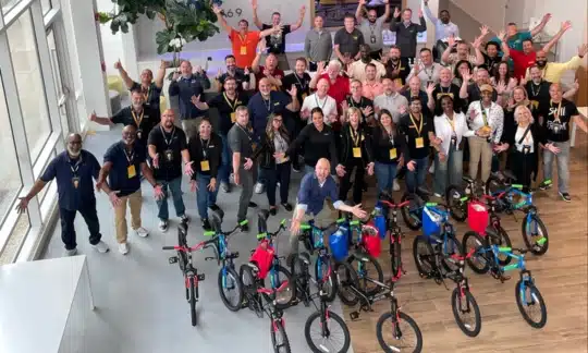 DHL Build-A-Bike® Team Charity Event in Chicago, IL