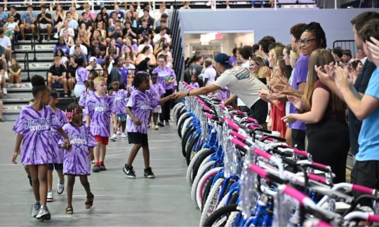 High Point University Build-A-Bike Event in High Point, NC