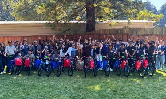 Salesforce Build-A-Bike Event in San Jose, CA