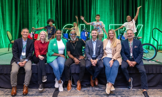 Acuity Brands Build-A-Bike Event  in Dallas, TX