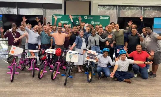 Heidelberg Materials Build-A-Bike Event in Irving, TX