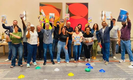 Ionis Pharmaceuticals aMAZEing Builders Team Event in Vista, CA