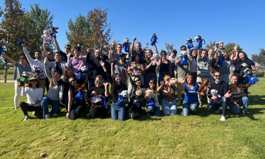 Sabra Health Rescue Bear® Team Building Event in Santa Ana, CA