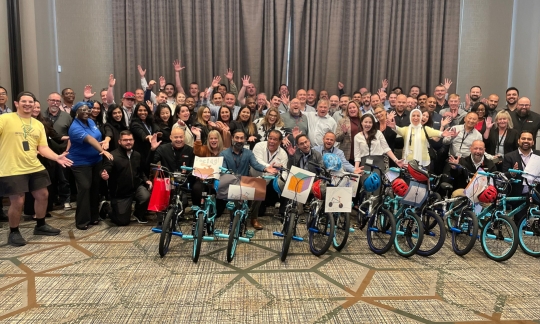 Wabtec Build-A-Bike® Team Building Event in Fort Worth, TX