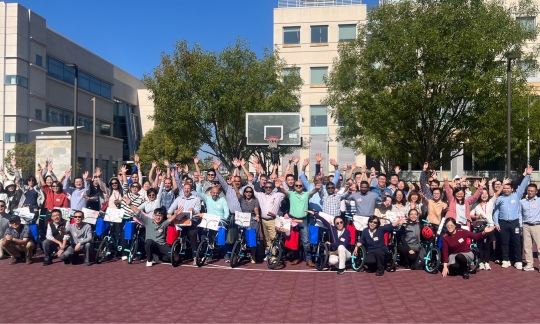 Amgen Charity Corporate Bike Event in Los Angeles, CA