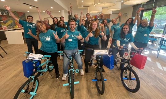 Essex Property Trust Bike Building Event in San Francisco, CA