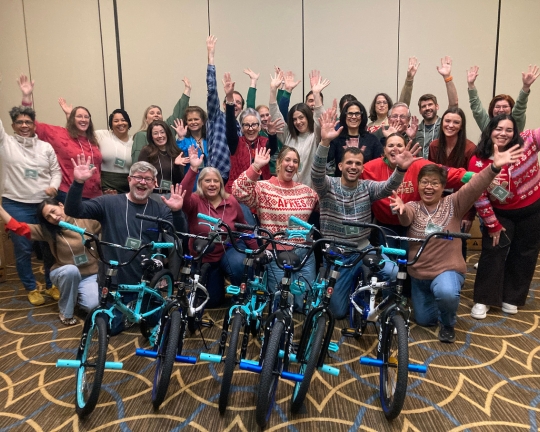 Quality Insights Charity Bike Team Building Event in Baltimore, MA