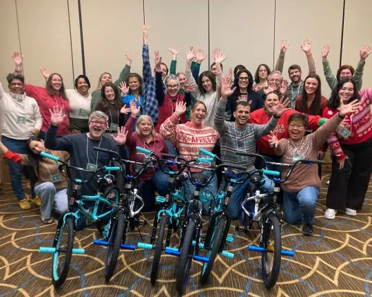 Quality Insights Charity Bike Team Building Event in Baltimore, MA
