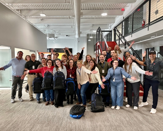 Summit 7 Filled Bags for Teens at Team Event in Huntsville, AL