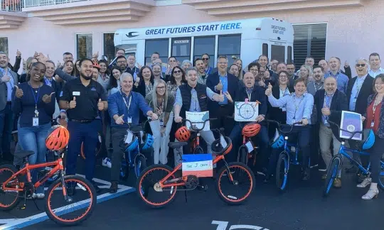 HID Global Bicycle Building Team Event in Stuart, FL - Featured