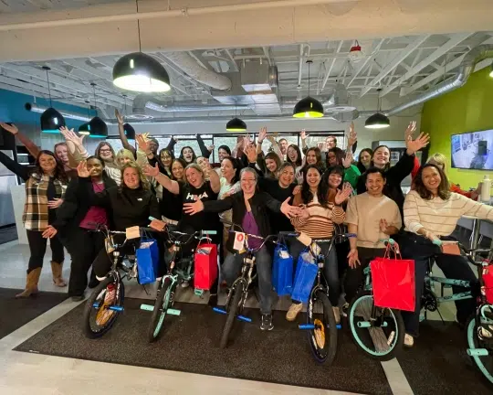 HMA Charity Bike Building Event in Bellevue, WA