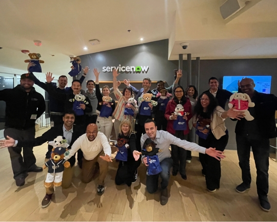 ServiceNow Stuffed Animal Donation in San Francisco, CA