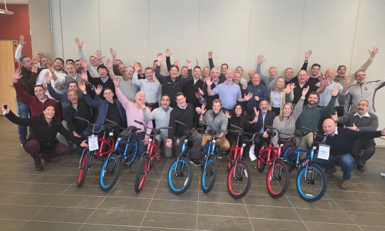 Vertiv Charity Bike Building Event in Columbus, OH - Featured