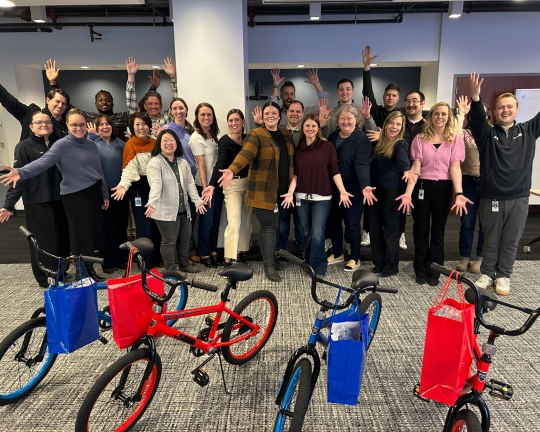 Mortenson Bicycle Team Building Activity in Minneapolis, MN