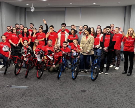 Wells Fargo Bike Building Charity Event in Charlotte, NC